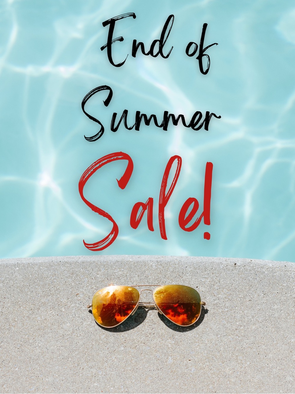 🌞🌞🌞 END OF SUMMER SALE!🌞🌞🌞
